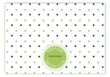 Simply Navy Border Enclosure Card