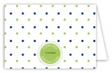 Simply Navy Border Folded Note Card