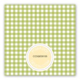 Springtime Gingham Gift Tag