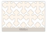 Tan Monogram Cross Enclosure Card