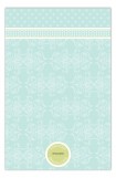 Teal Damask Monogram