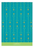 Teal Dotted Border Photo Card