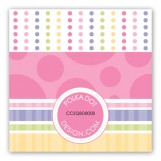 Turning Three Soft Pastels Gift Tag