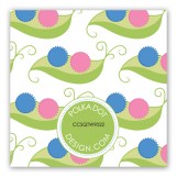 Twin Peapod Gift Tag