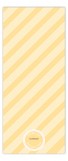 Yellow Monkey Stripes Notepad