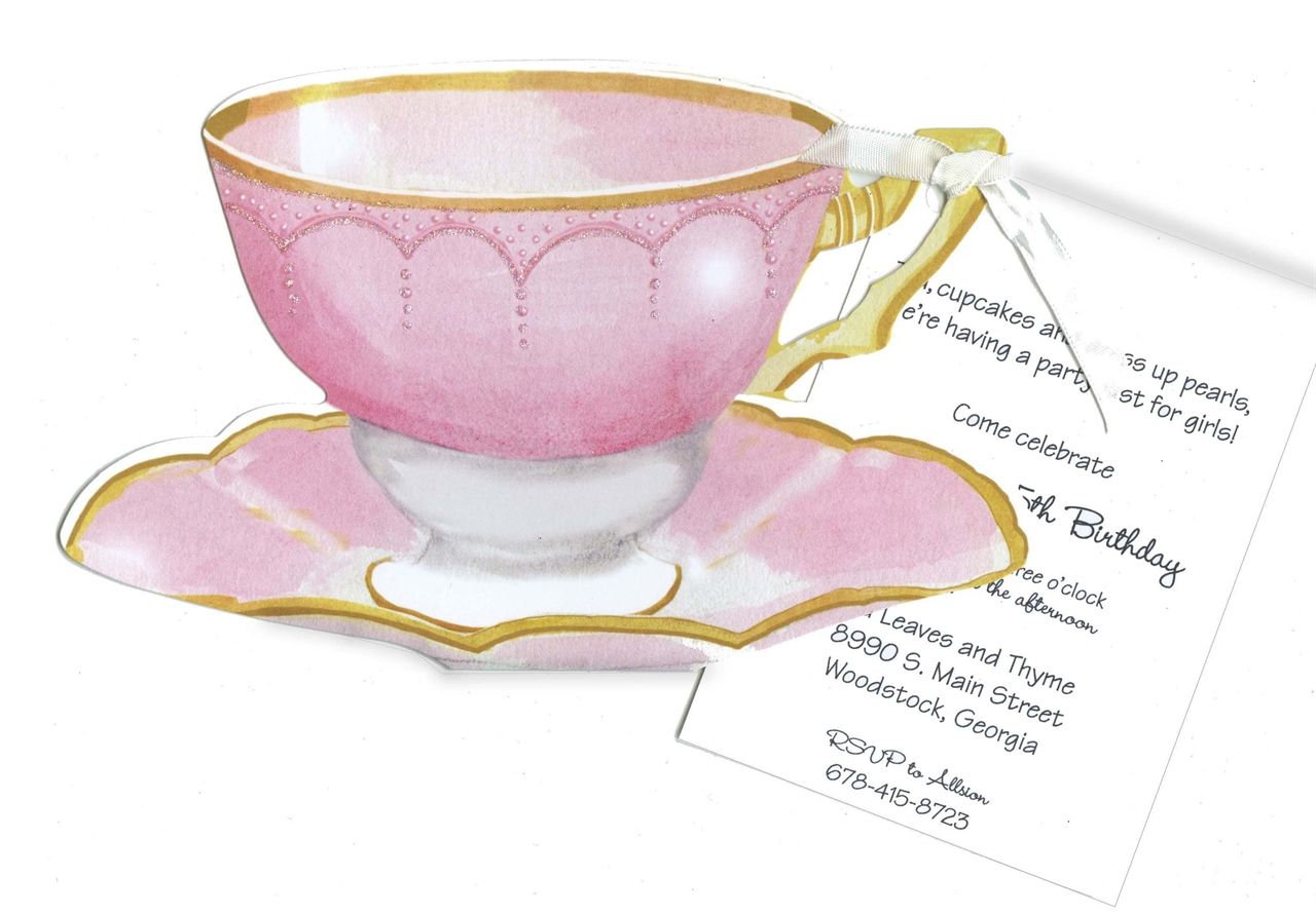 0000839_aw965w-pink-tea-cup-with-glitter Tea Party Invitations