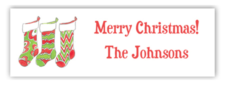 3-stockings-hung-rectangular-sticker-picpd-strcdh10kb4 Christmas Address Labels