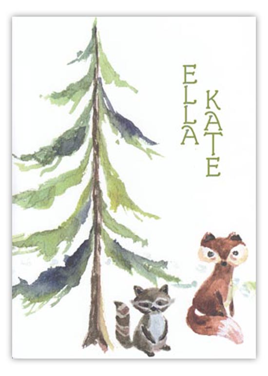 GE7426-cute-critters-Folded-Note New Releases from Odd Balls Invitations in Pine Bluff, Arkansas