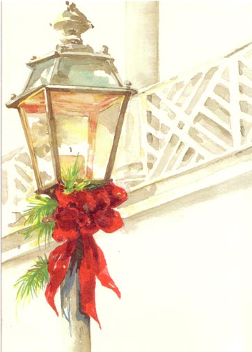 Chippendale Lantern Christmas Card