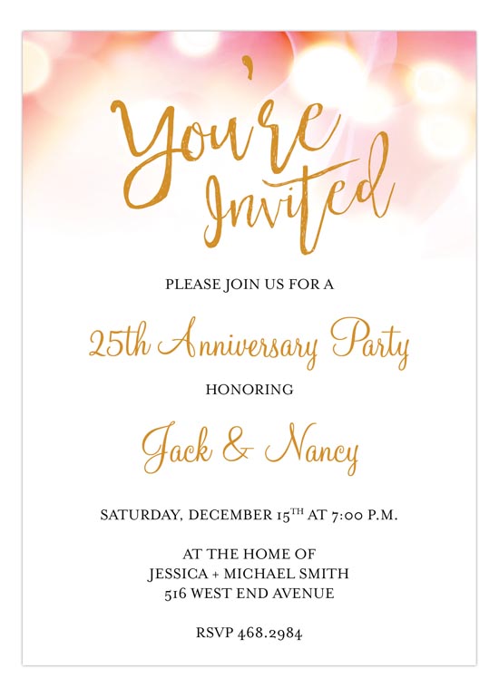 Youre Invited Anniversary Party
