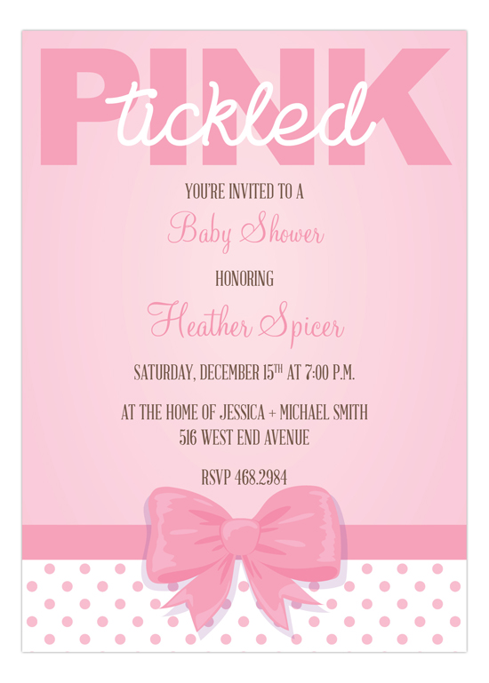 NP57BS1819-Big-Bow-Tickled-Pink-Invitations Tickled Pink Invitations