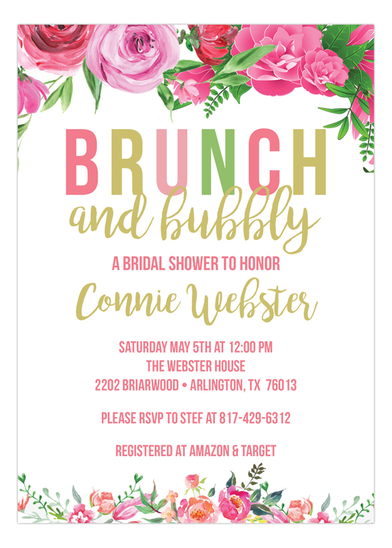 NP57WS1832-Brunch-and-Bubbly-Bridal-Shower-Invitations How To Host A Chic Brunch & Bubbly Bridal Shower Party