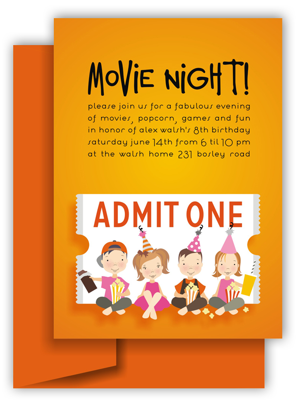 admit-one-invitation-dm-in5018 Cheap Invitations, Cheap Stationery & Cheap Party Invitations