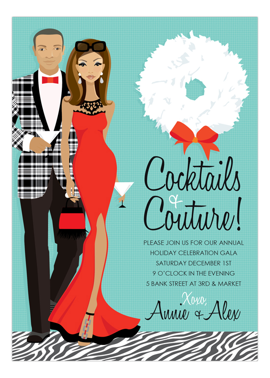 african-american-cocktails-couture-invitation-dmdd-np57hc1125dmdd African American Bridal Shower Invitations