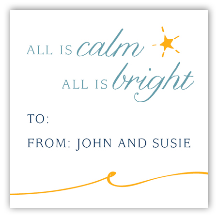 All is Bright Gift Tag