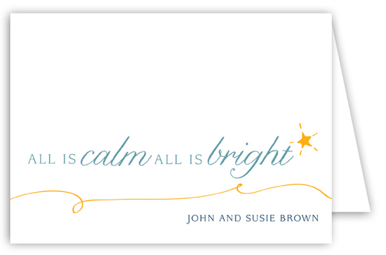 All is Bright Greeting Card