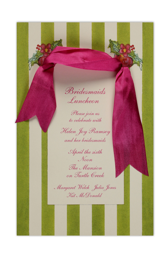 Apple Awning Invitation