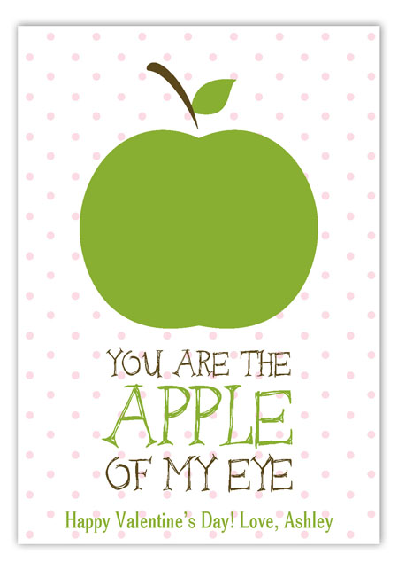 Apple Of My Eye Valentine Free Printable