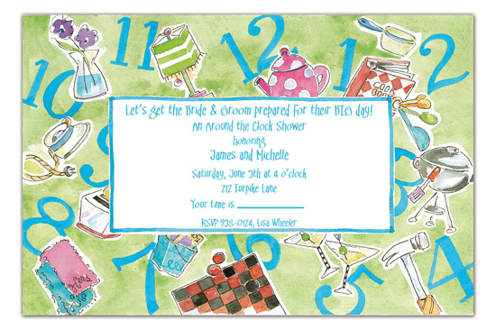 around-the-clock-invitation-picp-21893i Pre Wedding Party Ideas