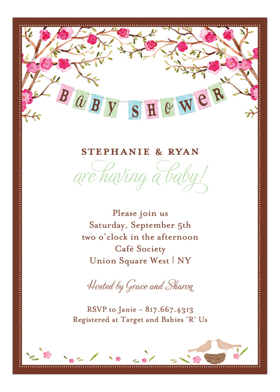 baby-bird-invitation-bmdd-np57bs1302bmdd Baby Shower Invitations for Girls