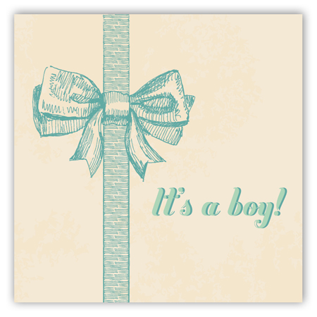 baby-boy-bow-square-sticker-pddd-stsqhc1128 Custom Gift Tags