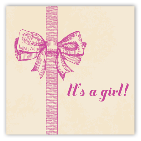 baby-girl-bow-square-sticker-pddd-stsqhc1129 Custom Gift Tags