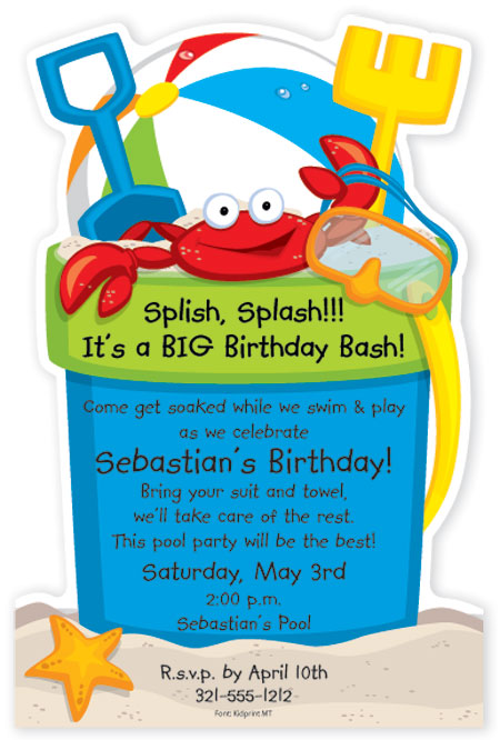 beach-bucket-die-cut-invitation-psp-snd861 Get Ready for the Polka Dot Invitations Big Clearance Sale!