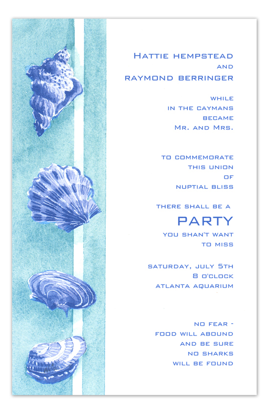 Beach Find Nautical Bridal Shower Invitation