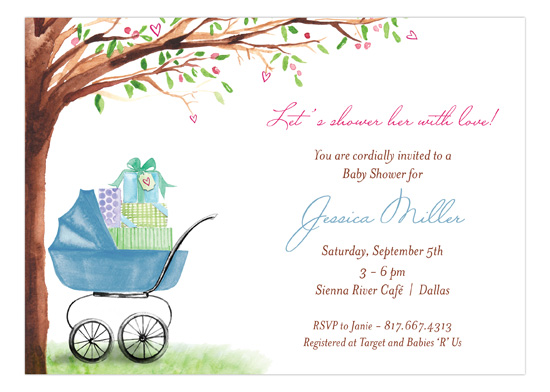 beautiful-bassinet-blue-invitation-bmdd-np57bs1303bmdd Baby Shower Invitations For Boys