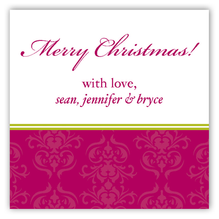 Berry Peace on Earth Square Sticker