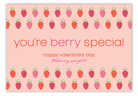 Berry Special Valentines Day Cards