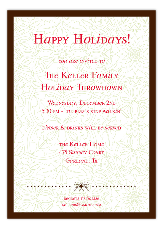 Beverly Invitation | Polka Dot Design