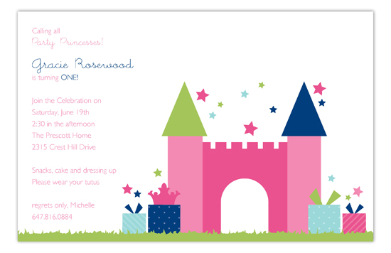 Birthday Castle Invitation