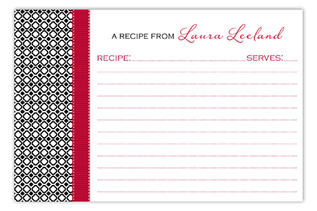 Black Cheer Recipe Card