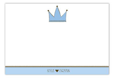 Blue Royal Flat Note Card