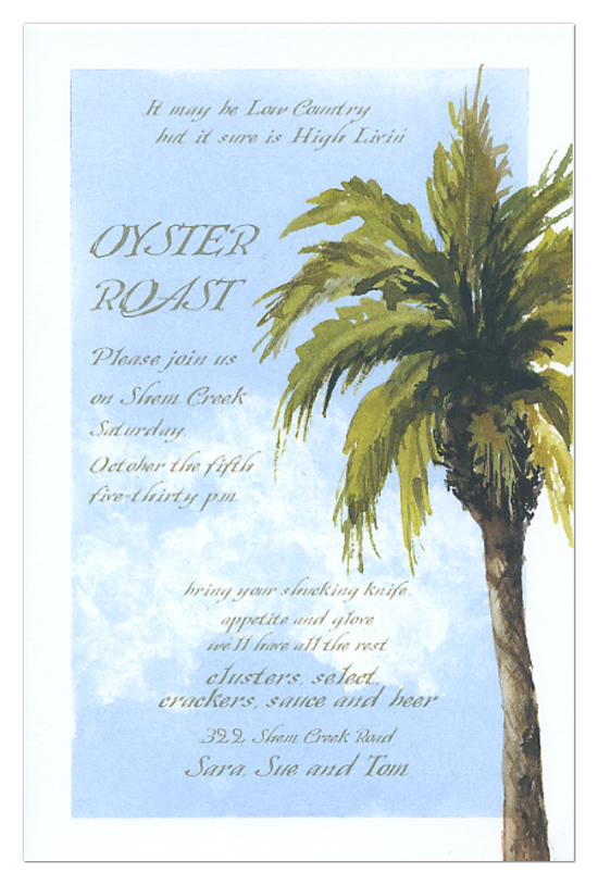 Blue Skies Invitation