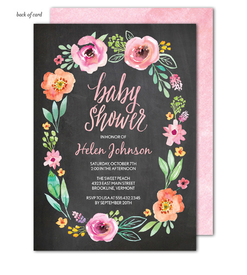 Fall Free Printable Baby Shower Invitations