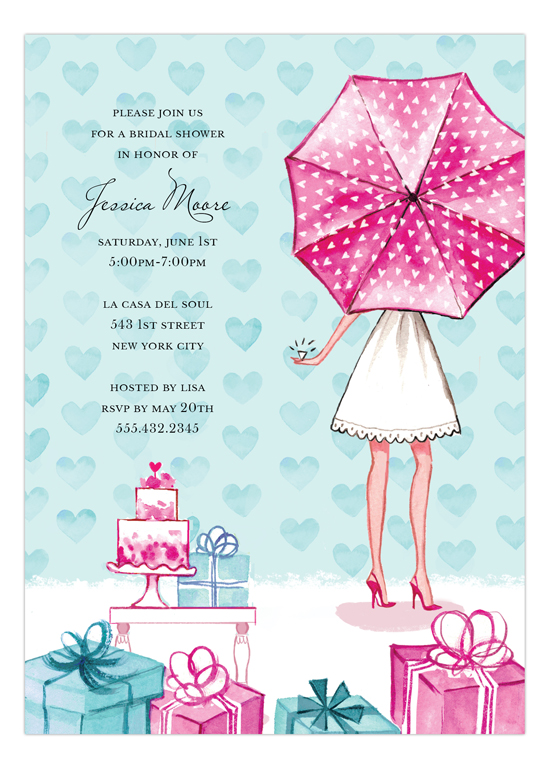 bmdd-np57ws-lbsiw Bridal Shower Invitations