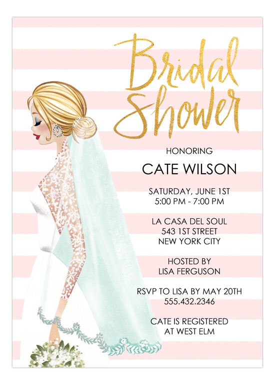 bmdd-np57ws-vstiw Tea Party Invitations for Bridal Showers