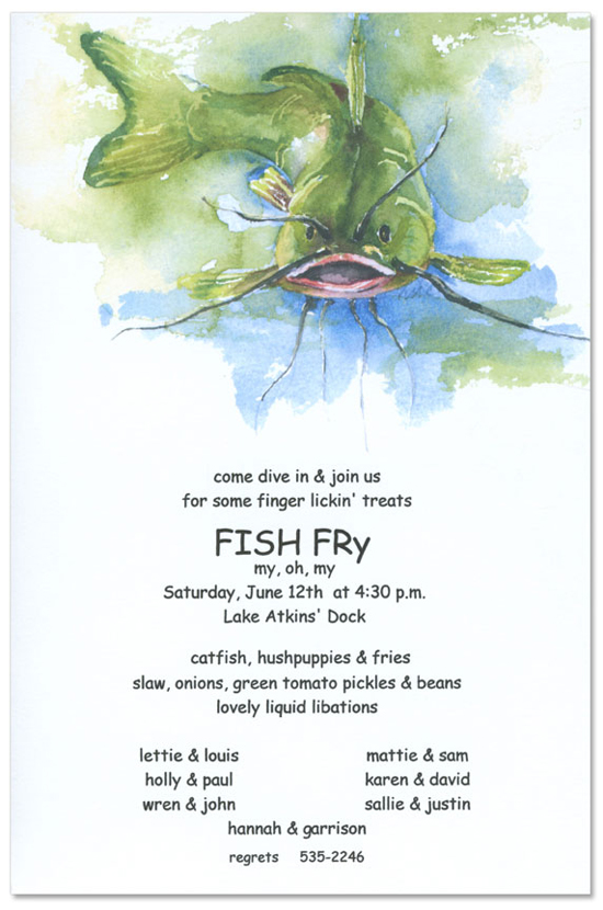 Cat Fish Invitation