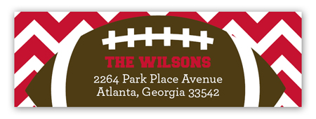 Chevron Tailgate Address Label