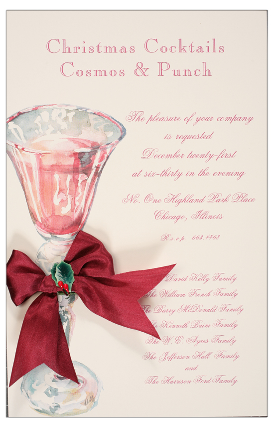 Christmas Punch Invitation