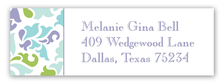 Classy Floral Address Label