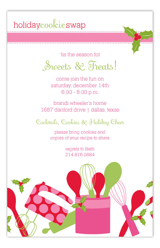 Cookie Bake Invitation