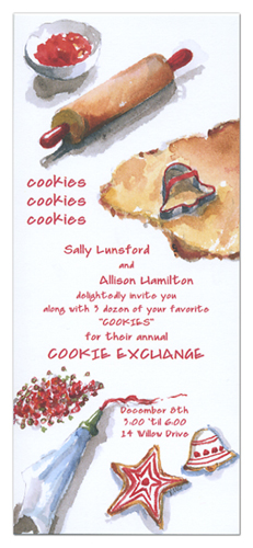 Sugar Cookie Exchange Invitations