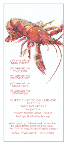 Crawfish Invitation