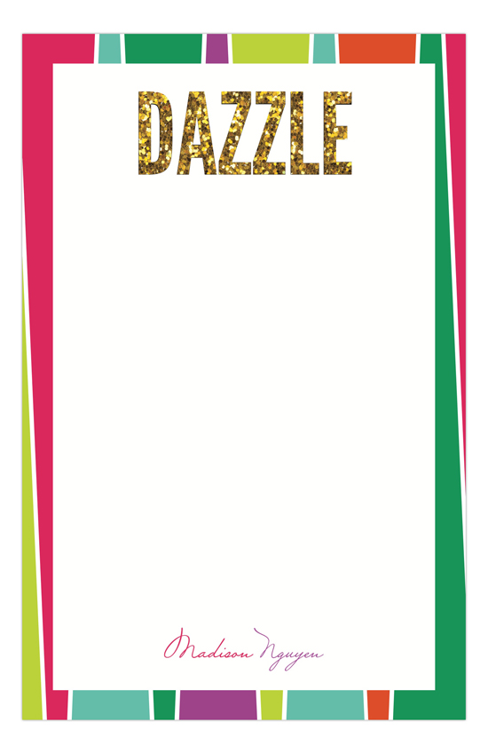 Dazzle Notepad