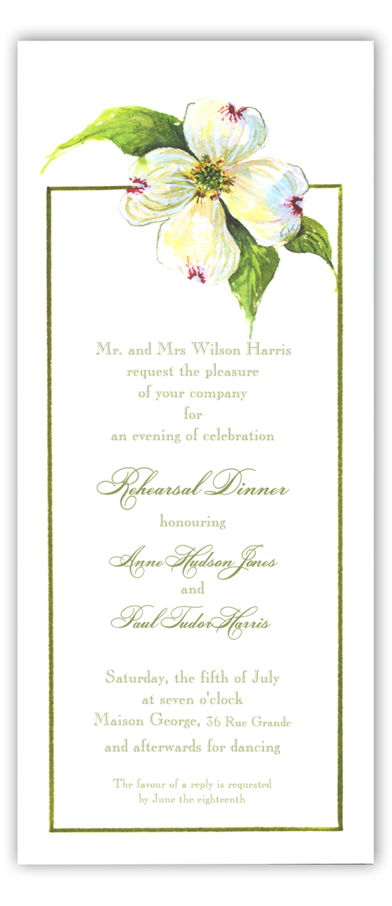 Dog Wood Invitation