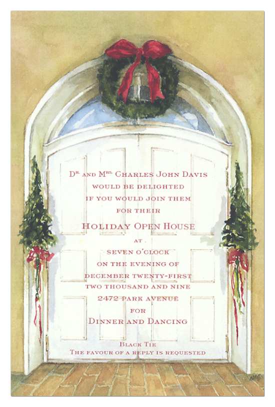 Double Doors Invitation