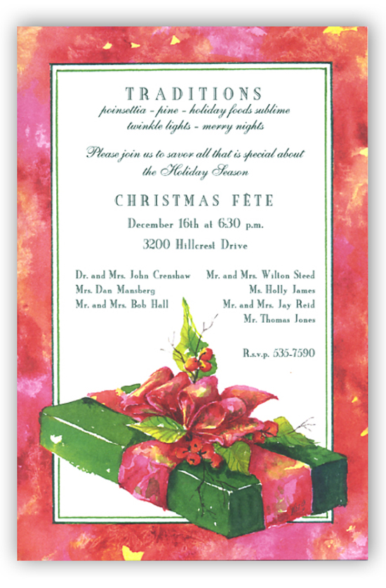 Emerald Gift Invitation